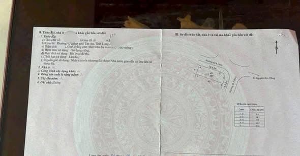 Bán Lô Góc 137m2 KDC Tỉnh Uỷ, P4, TP Tân An, Đối Diện Công Viên, Giá Chỉ 2.35 Tỷ